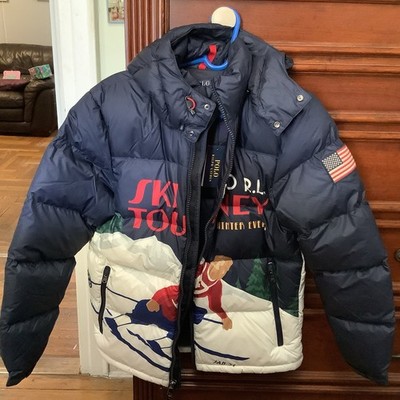Polo Ralph Lauren Men's Ski Tourney Down Puffer Jacket Size Medium NWT 