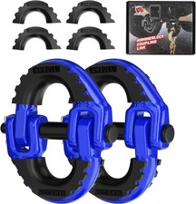 2 Pack 1/2" Safety Chain Connector Hitch Hammerlock Coupling Link, To