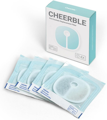 Cheerble E1/E1+/D1 Pro Filter, Wasserfilter, Filter Für Katzenbrunnen, 4Pcs Für 