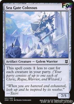 EN - Foil - Sea Gate Colossus - 251 - ZNR - NM