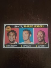 1970-71 Topps #1 Scoring LDRS (Alcindor/West/Hayes) (EXMT+)