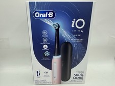 Oral-B iO Series 4 Luxe Electric Toothbrush Pink w/ App Tracking Bluetooth New
