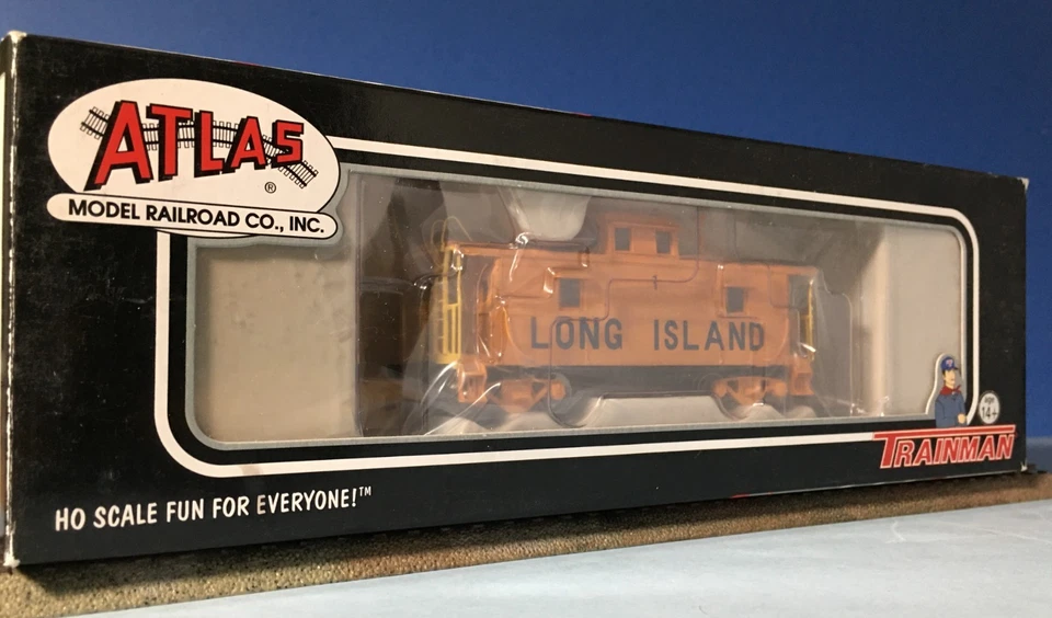 Long Island Rail Road #1 steel cupola caboose HO Atlas Trainman Series 11233 OBX - Image 4 of 4