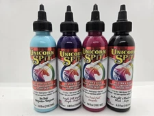 Unicorn Spit Gel Stain Lot 4 4 Oz. Black Purple Teal Magenta New Sealed 