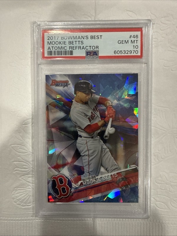 Mookie Betts - 2017 Bowman's Best Refractor #46 PSA 10