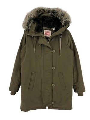 LEVI'S STRAUSS & CO Hooded Down Parka Jacket Coat Women Size XS