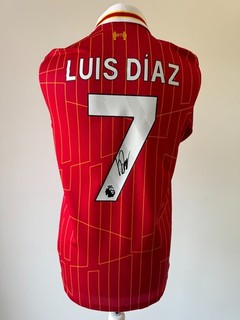 Signed LUIS DIAZ Shirt Liverpool FC COA Colombia Porto