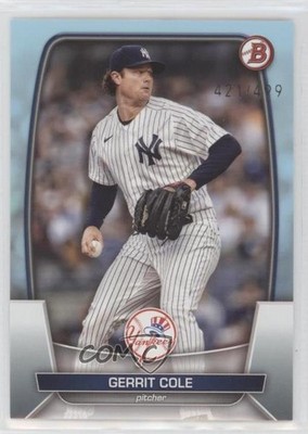 2023 Bowman Sky Blue 421/499 Gerrit Cole #83 2g6