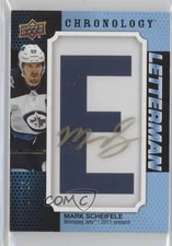 2019 Upper Deck Chronology Letterman Letter Relics /25 Mark Scheifele Patch Auto