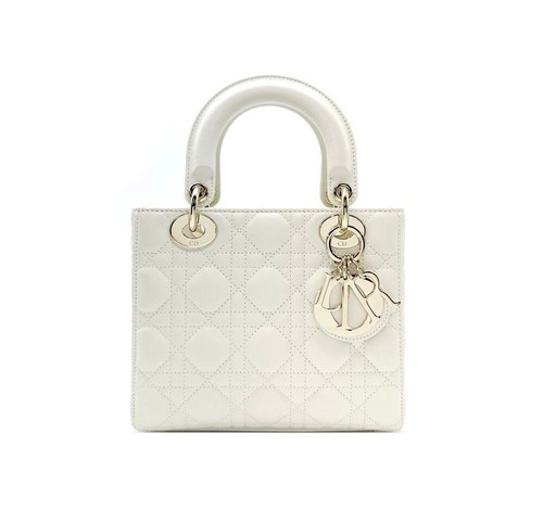 Dior Unused M0638 Lady Tote Bag Small Latte B1203C035 151517039