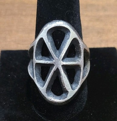 Chimney Butte Sterling Silver Sandcast Ring 10.25 10 Cast 11.75 grams