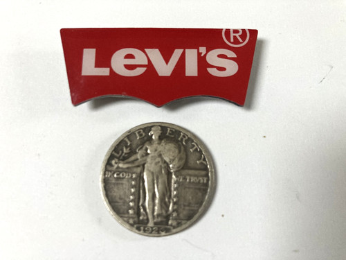 Authentic Levi’s Logo Magnetic Employee Badge - Magnetic