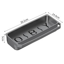 Expandable Shelf Easy Clean Rack Tidy Kitchen Abs Material Anti-Slip Base