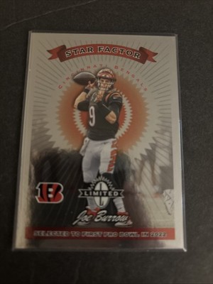 JOE BURROW 2023 PANINI LIMITED #2 STAR FACTOR LIMITED EXPOSURE