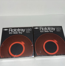 GAF Rototray 100 Slide Tray Projector Lot Sawyer's 2 x 2 Slides SEALED New