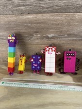 Hand2Mind Numberblocks Friends 6 7 8 10 3 Action Figure Lot Set Toy