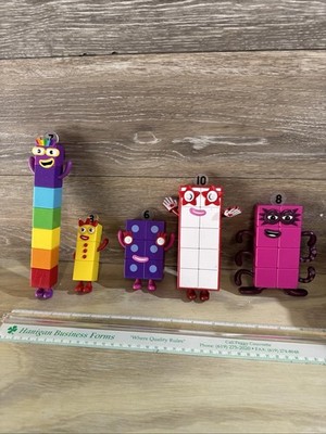 Hand2Mind Numberblocks Friend 6 7(x2) 8 10 3 2 9 Lot Toy Hand Mind Total Of 8!