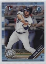 2019 Bowman Draft Chrome Sky Blue Refractor Thomas Dillard #BDC-32 12wc
