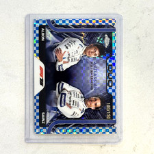 2025 Topps Chrome Formula 1 F1 #172 ALEX ALBON CARLOS SAINZ Blue Refractor /150