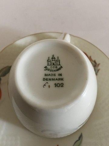 Bing & Grondahl Cactus Coffee Cup and Saucer No. 102. - Picture 2 of 6