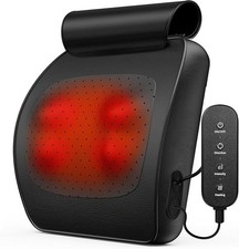 Back Massager, Wertyi Neck & Back Massager with heat. A Deep Tissue 3D kneading