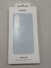 GENUINE Samsung Galaxy S26 Silicone Magnet Case EF-ES942 Light Blue SEALED NEW 