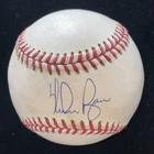 Nolan Ryan Signed Rawlings Baseball JSA COA Mets Angels Rangers Astros HOF