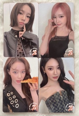 AESPA x NO MORE PIZZA EVENT PHOTOCARD PC KARINA WINTER GISSELE