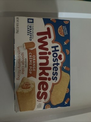 Orange cream pop Twinkies by Hostess
