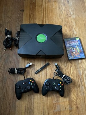 Original Xbox Console Bundle w/2 Controllers And 1 Game Read