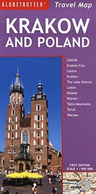 KRAKOW AND POLAND TRAVEL MAP (GLOBETROTTER TRAVEL MAP) **BRAND NEW**