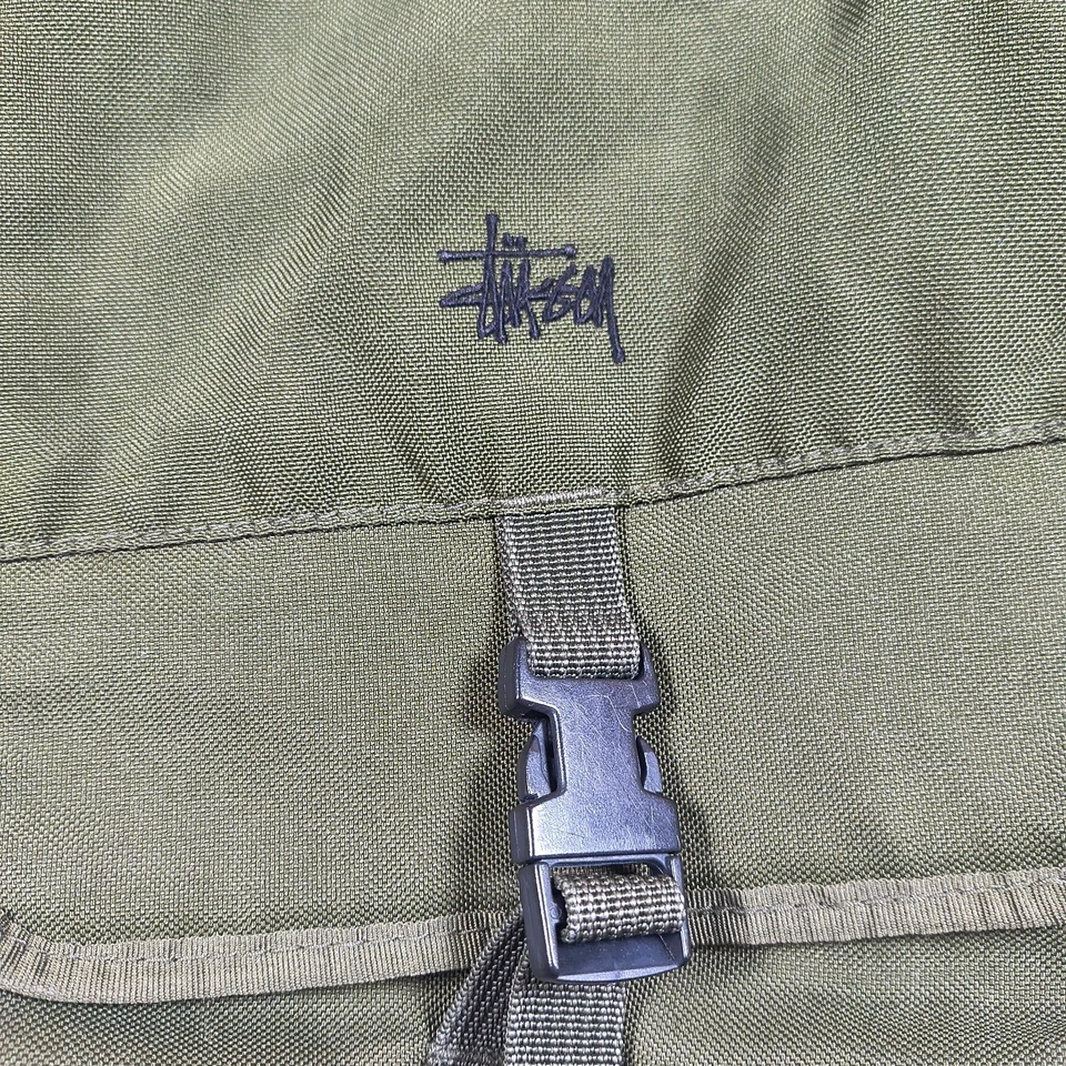 Винтажная сумка через плечо Stussy зеленая универсальная уличная одежда коньки для путешествий - Изображение 3 из 4