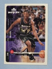 RAY ALLEN 1999-00 UPPER DECK MVP #87 Milwaukee Bucks NBA Basketball