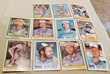 (11) ROY LEE JACKSON 1982TOPPS /DONRUSS #541 AUTO IP SIGNED TORONTO BLUE JAYS