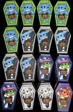 LOT OF 16 NEW SEALED DEDDY BEARS Mini Bear 5" Plush Doodlebear Skidmark AE