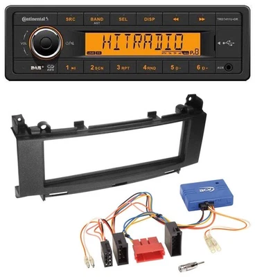 Continental 1DIN DAB MP3 CAN-Bus USB Autoradio für Mercedes A B Original Audio 5 - Bild 1 von 4