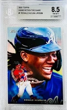 2021 Topps Game Within The Game Ronald Acuna Jr#1  Paul Jennis BGS 8.5 NMT+