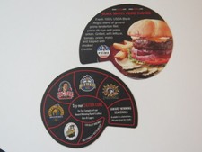 Bière BAR Pub dessous de Verre ~ Big Corne, The RAM, CB Potts Brewery:Noir Angus