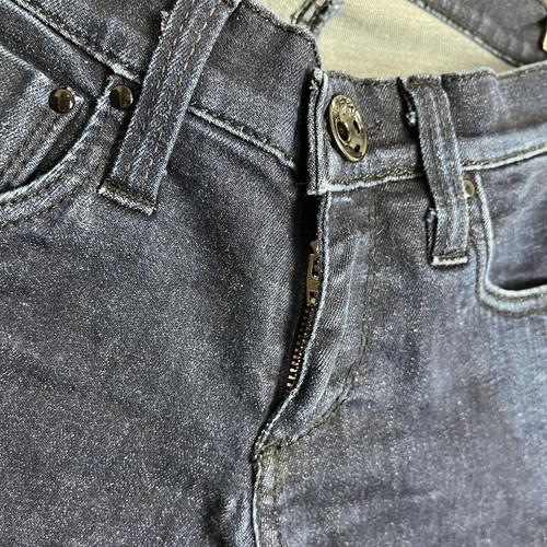 Miss Sixty Jeans Women's W28 Dark Blue Mesh Stretch Skinny Made in Italy - Picture 16 of 21