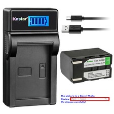 Kastar Battery LCD USB Charger for Samsung SB-LSM320 Samsung SC-D557 Camcorder