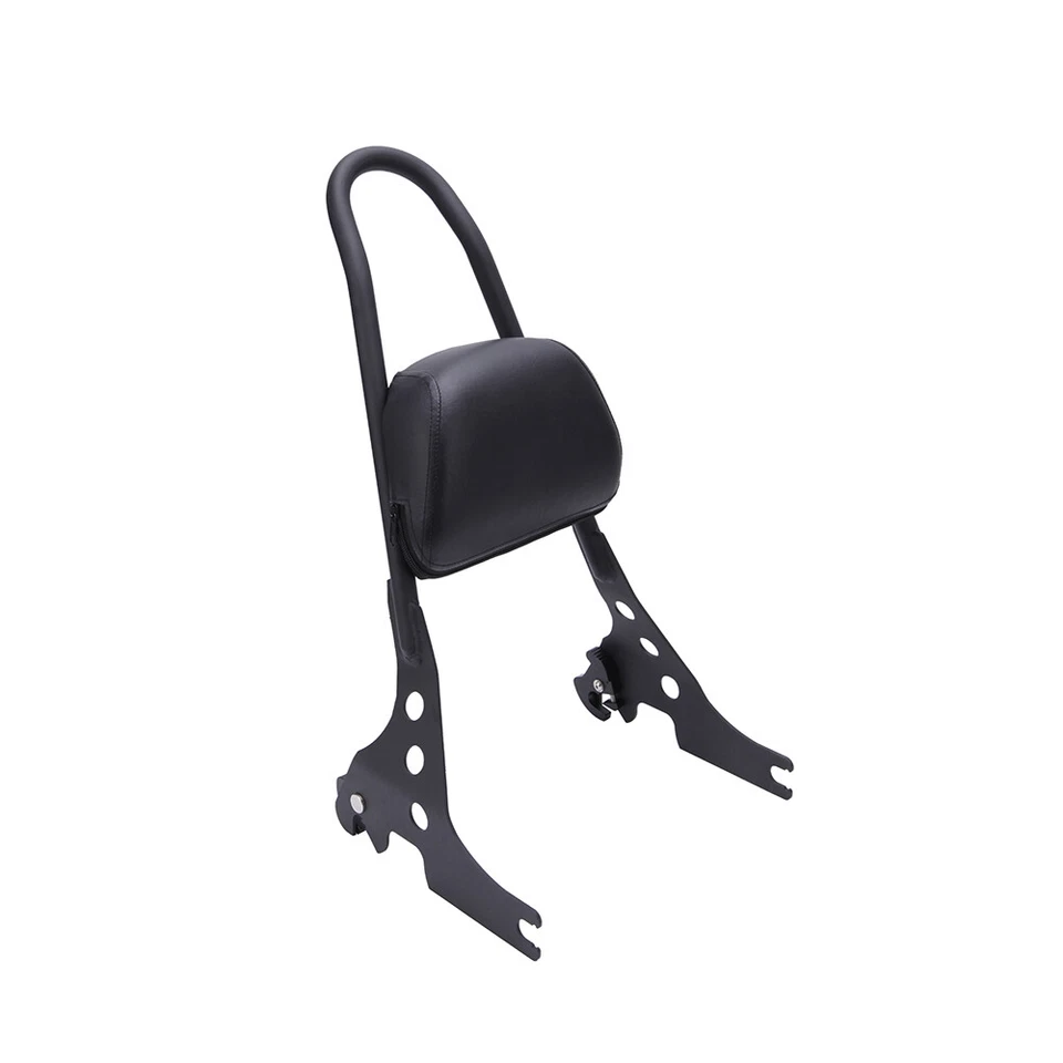 Respaldos de pasajeros Sissy Bar + almohadilla para Harley Davidson Sportster Iron 1200 883 Foto 3 de 4