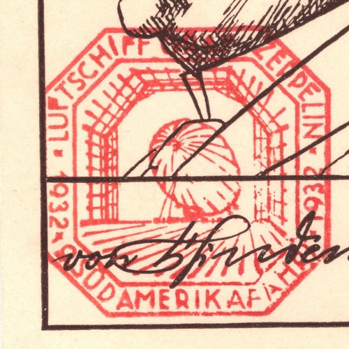 GERMANY Air GRAF ZEPPELIN Card Super *9 SÜDAMERIKAFAHRT* Cachet 1932 Brazil KZ81 - Picture 15 of 15