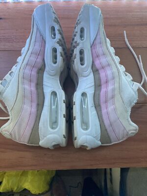 NIKE AIR MAX 95 ベージュ/ホワイト/パープル Nike Air Max 95 Plant Color Collection Women's Size-10 Beige White