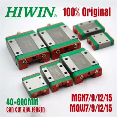 HIWIN Linear Guide MGN7 MGN9 MGN12 MGW7 MGW9 MGW12 Rail MGN7H MGN12H MGW9H MGW12