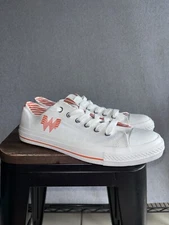 NEW Whataburger Unisex Sneakers White Orange Size 9