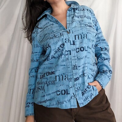 Lightweight Blue Zip Up Jacket By BoniTa