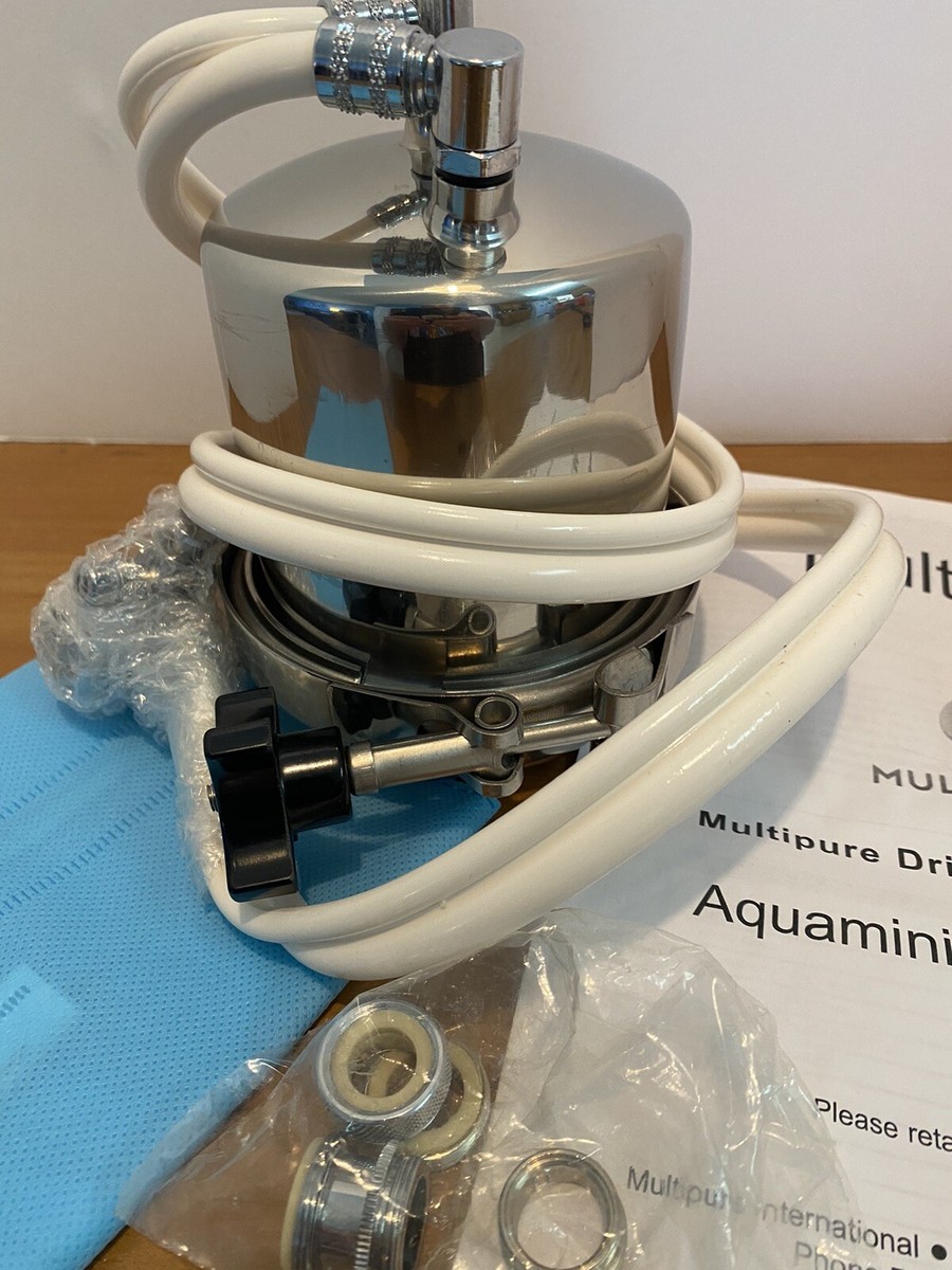 Multipure Aqua Mini Countertop Water Filter System. Easy Travel