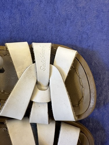 The Original Salt Water Sandal Baby Toddler Size 5 White - Picture 3 of 9