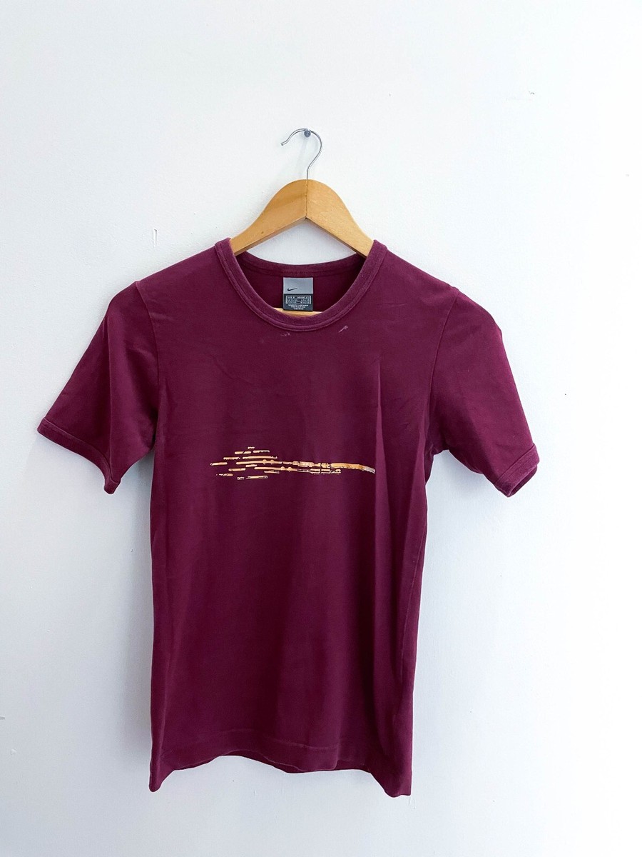 brown vintage nike shirt