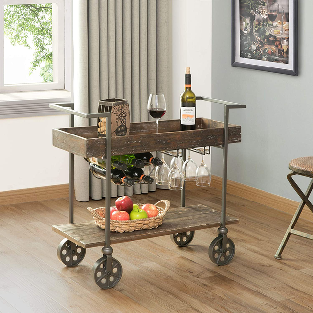 bar cart for liquor